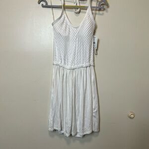 Robin Piccone White Mini Dress. Size XS. NWT.